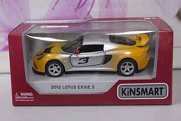 Машинка Kinsmart 2012 Lotus exige s жовта