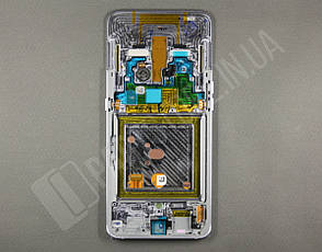 Дисплей Samsung А805 Silver А80 2019 (GH82-20348B) сервісний оригінал у зборі з рамкою, фото 4