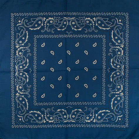 Бандана BAN-213 Темно-блакитна, фото 1