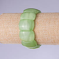 Браслет Онікс ланка 25х17мм на резинці купити біжутерію гуртом