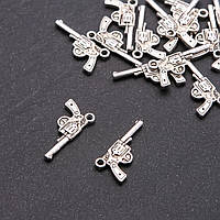 Фурнітура підвіска Наган d-1,8мм L- 24х12мм фас.20гр. + - 16шт. купити біжутерію дешево оптом в інтернеті