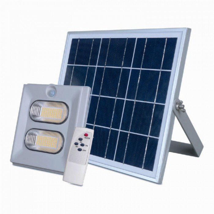 Прожектор на сонячній батареї 100W (з датчиком руху)