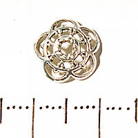 Фурнітура Капелюшок Вставка Декор d 10мм фас.20гр. + - 48шт. купити біжутерію дешево оптом в інтернеті