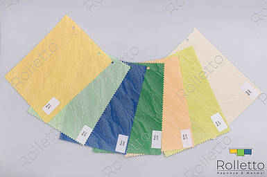 Тканинні ролети відкритого типу "Вода", ціна за 0,5 м.кв