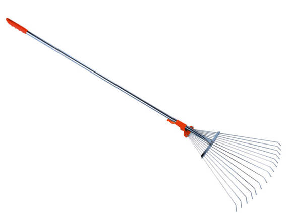 Граблі Штокер віялові для листя з черешком (Stocker 2029), фото 1