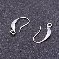 Швензи для сережок L 20мм колір "срібло" купити біжутерію дешево оптом в інтернеті