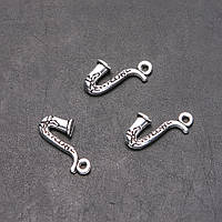 Фурнітура підвіс Трубка d-9мм L0мм in-d, 5мм фасування 20гр. 14шт. (+ -) купити біжутерію дешево оптом в інтернеті