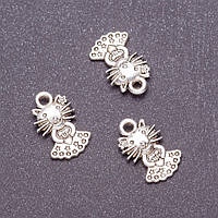 Фурнітура підвіска Кішечка d-10мм L- 17мм фас.20гр. + - 21шт. купити біжутерію дешево оптом в інтернеті