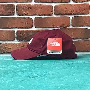 Кепка Бейсболка Чоловіча Жіноча The North Face TNF Бордова, фото 3