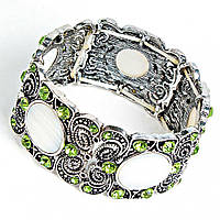 Браслет Перламутр вставка купити біжутерію дешево оптом в інтернеті