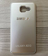 Чехол для Samsung A5 (2016) / A510 силиконовый Ultra Steel серый
