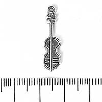 Фурнітура підвіска Скрипка 26х7мм фас.20гр. + - 17шт. купити біжутерію дешево оптом в інтернеті