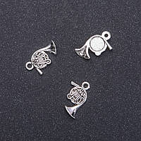 Фурнітура підвіс Труба Валторна d-16мм L-12м in-d-1,8мм фасування 20гр. 26шт. (+ -) купити біжутерію дешево оптом в інтернеті