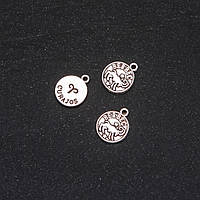 Фурнітура підвіска Зодіак Овен d-12мм фасування 20гр. + - 18шт. купити біжутерію оптом в інтернеті