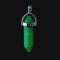 Підвіска Хризопраз шестигранник 4 см купити біжутерію дешево оптом в інтернеті