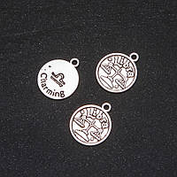 Фурнітура підвіска Зодіак Ваги d-17мм фасування 20гр. + - 10шт. купити біжутерію оптом в інтернеті