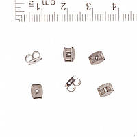 Фурнітура заглушка для сережок фас.80шт купити біжутерію дешево оптом в інтернеті