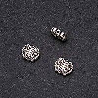 Фурнітура намистина вставка 14х12мм фасування 20грам + -6шт. купити біжутерію дешево оптом в інтернеті