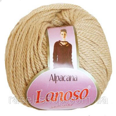 Турецька пряжа для в'язання Lanoso Alpacana No3004 (ланосо альпакана) зимова пряжа