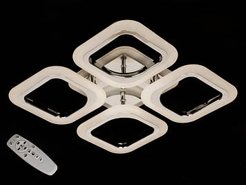 Стельова світлодіодна люстра, колір хром AS8060/4 HR LED 3color dimmer