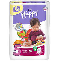 Подгузники Bella Happy Junior 5 BIG PACK ( 58 шт / 12-25 кг)