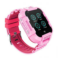 Детские Умные Смарт Часы Baby Smart Watch Df39Z Original С Видеозвонком 4G Розовые