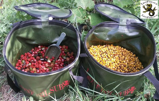 Складное рыболовное ведро для прикормки от производителя LionFish.sub.