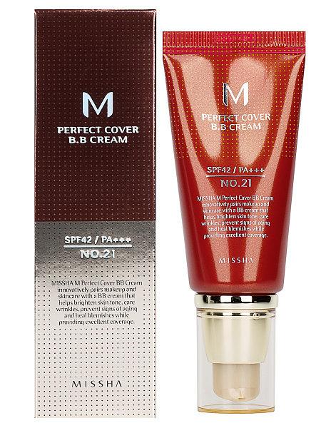 ББ крем Missha M Perfect Cover BB Cream SPF42 21 тон 50 мл, фото 1