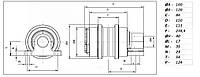 Каток поддерживающий (верхний) Carrier roller Liebherr R902 R904 R912 (5610810-QS)