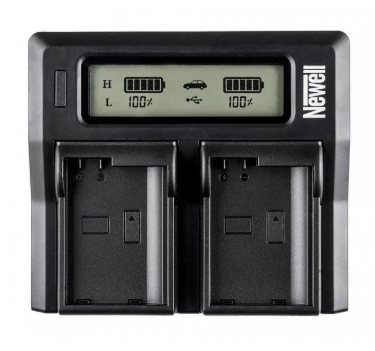 Зарядний пристрій NEWELL LCD Charger Dual для LP-E6 (charger LP-E6) (NL0348)