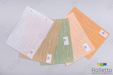 Тканинні ролети відкритого типу "Лазур", ціна за 0,5 м.кв