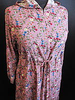 Довге плаття зі штапелю на літо