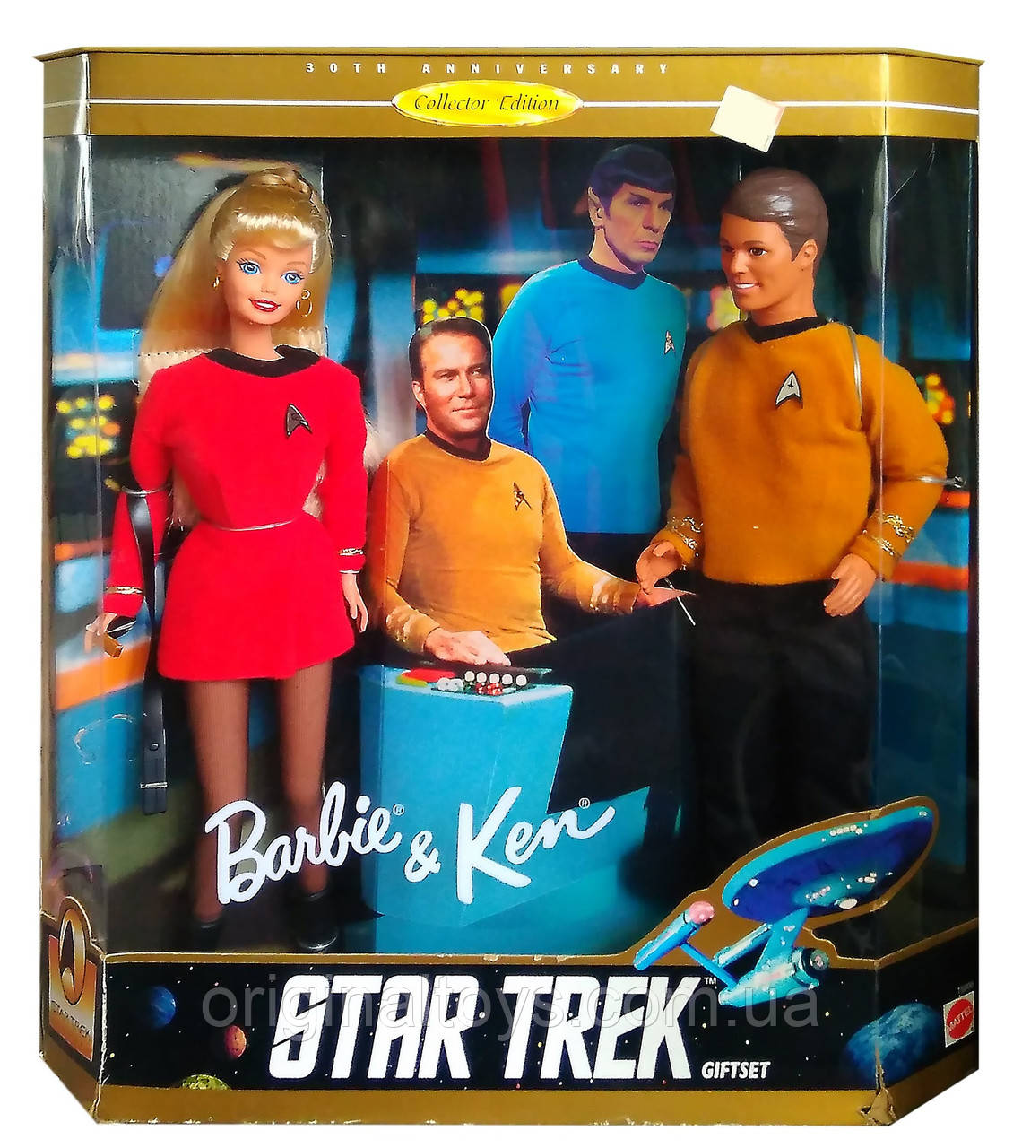 Колекційні ляльки Зоряний шлях Барбі і Кен Barbie and Ken Star Trek 30th Anniversary 1996 Mattel 15006
