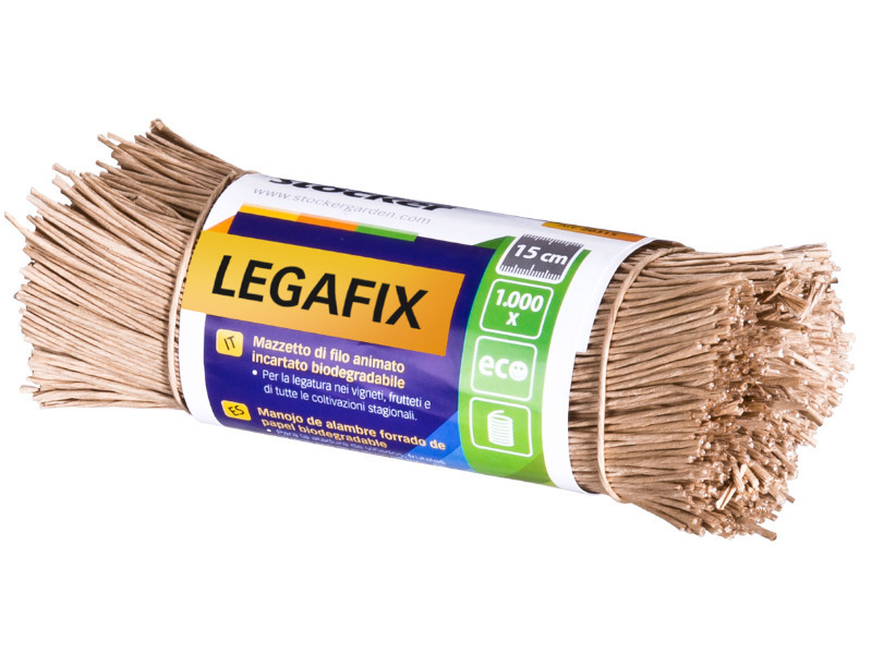 Шпагат-дріт Штокер Legafix що саморозкладається 15 см / 1000 шт (Stocker 20315)
