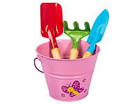Набор садовых инструментов детский розовый Kid's Garden Stocker 2329