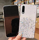 Блискучий чохол з срібною фольгою Oppo A12, фото 3