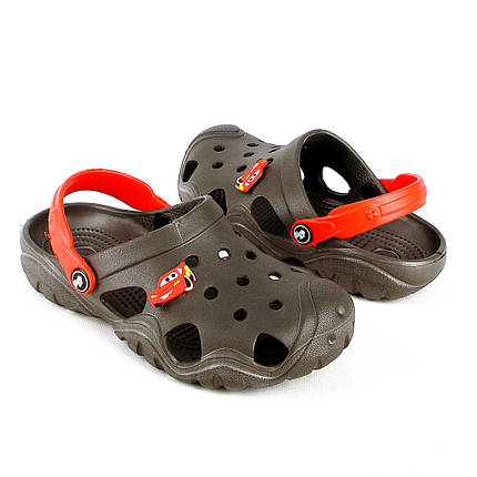 Сабо крокси підліток 28-34 розмір Сіро-червоні, фото 2