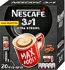 Nescafe 3 в 1 Екстра Стронг в новому дизайні 24 стіки в картонній упаковці, фото 5