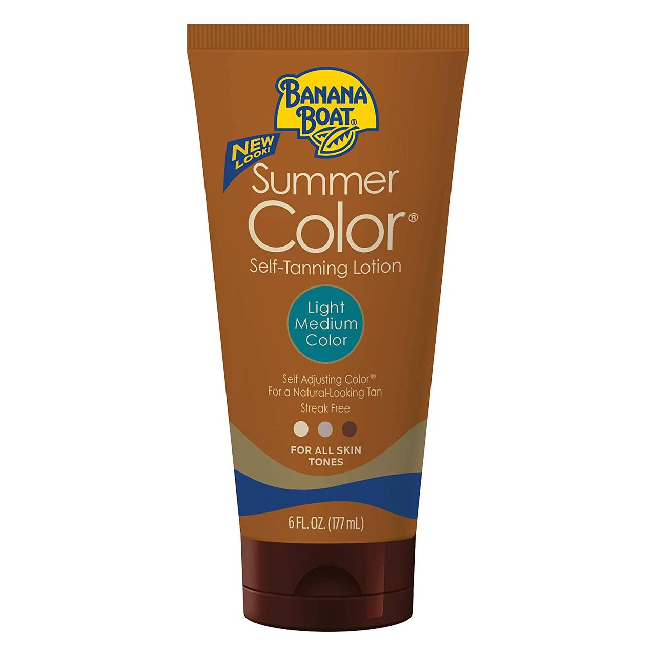 Лосьон автозагар Banana Boat Sunless Summer Color Self Tanning Lotion Light Medium 177 мл - фото 1 - id-p367167429