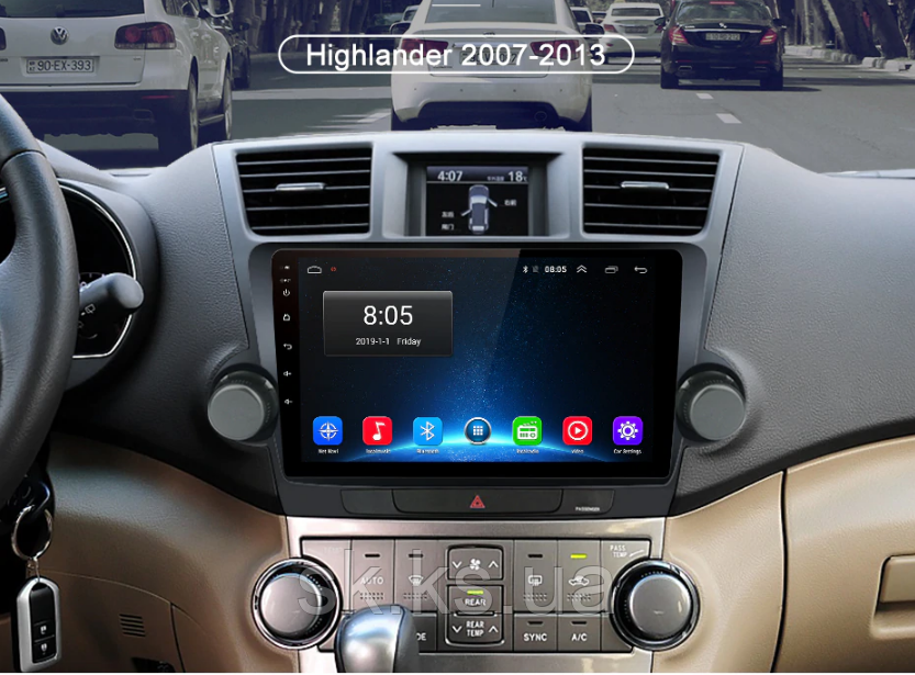 Junsun 4G Android магнітола для Toyota Highlander 2007-2013