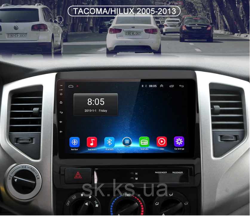 Junsun 4G Android магнітолу для TOYOTA TACOMA/HILUX 2005-2013