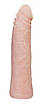 Фалоімітатор реалістичний гібер з кібер шкіри 18.5 см дилдо рельєфний "Realistic cock", фото 3