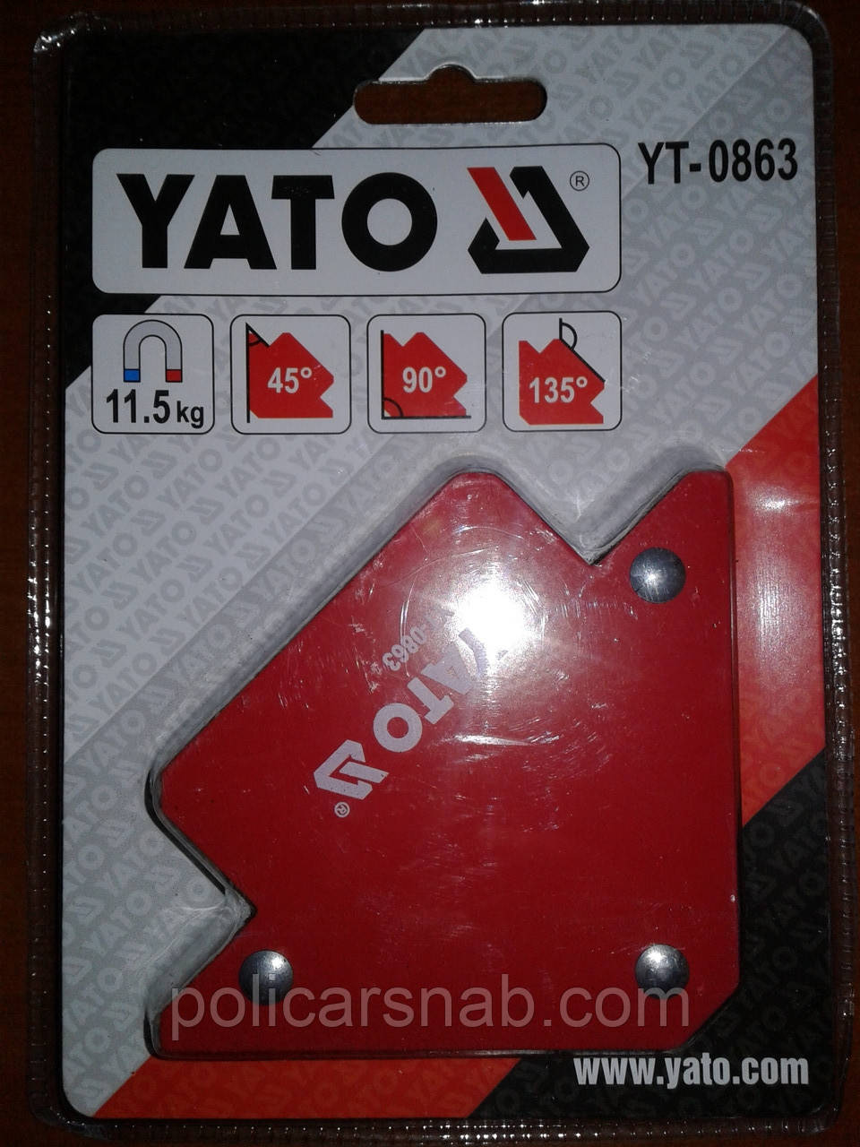 Струбцина магнітна для зварювання Yato (YT-0863)