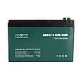 Акумуляторна батарея LogicPower LP 6-DZM-12, під Болт М5 AGM для дитячого електротранспорту, фото 3