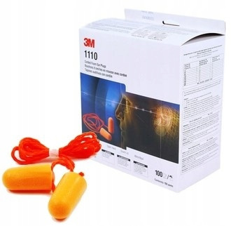 Беруші протишумні 3M 1110 одноразові на мотузочку, фото 1