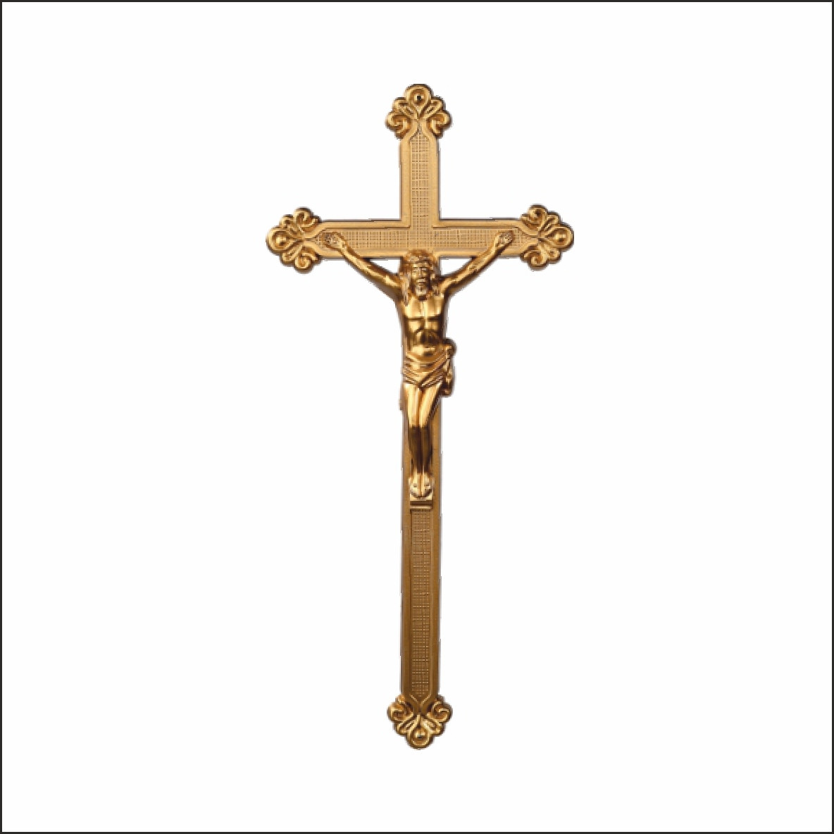 Хрест католицький з розпяттям - фото 1 - id-p1117428862