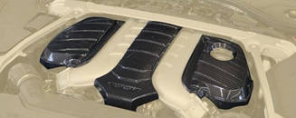 MANSORY engine carbon cover for W12 for Bentley Continental GT / GTC