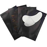 Патчи под глаза на гидрогеле для ламинирования и наращивания ресниц, в черной  упаковке