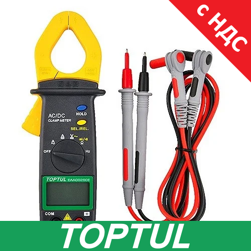 Струмовимірювальні кліщі з ЖК-дисплеєм (0-600А) EAAC0260E TOPTUL