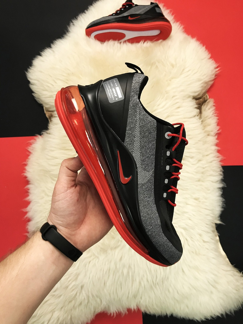 Чоловічі кросівки Nike Air Max 720 Gray Red, чоловічі кросівки найк аір макс 720, фото 1